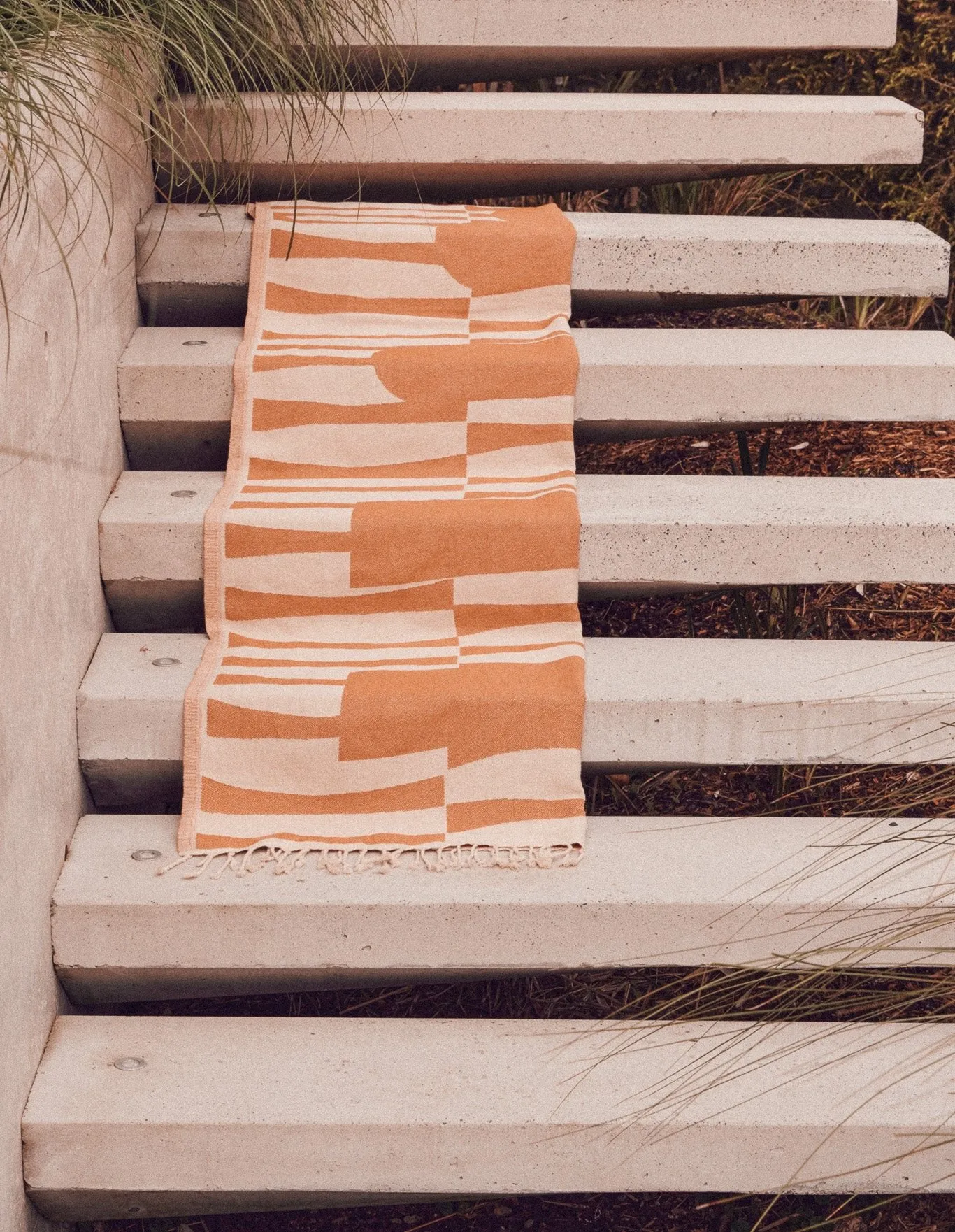 Totem Turkish Beach Towel | Terracotta