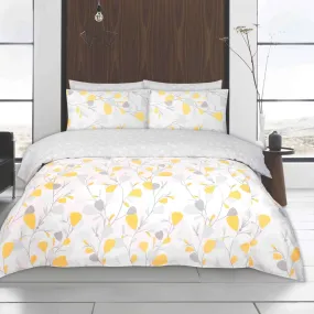 Twin Pack Astrid/Collette Duvet Set - Lemon