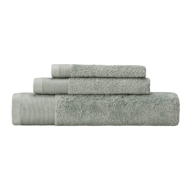 Vida Organic 630GSM Cotton Bath Towel Range Seafoam