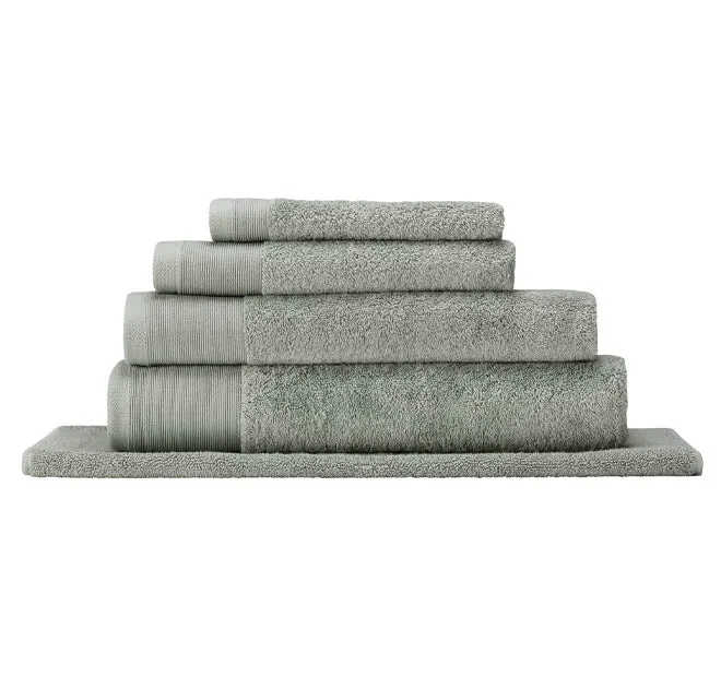 Vida Organic 630GSM Cotton Bath Towel Range Seafoam