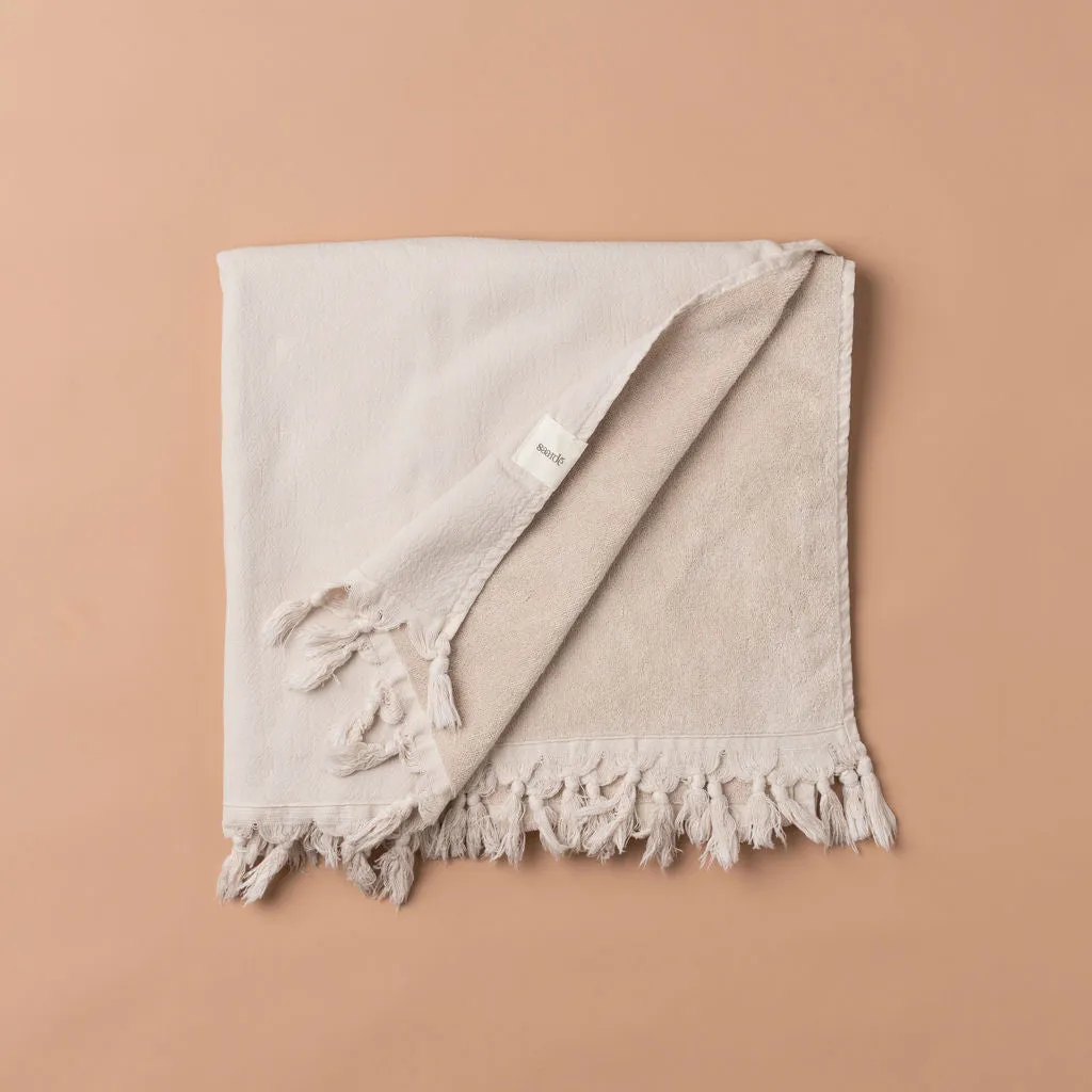 Vintage Wash Towel Collection | Clay