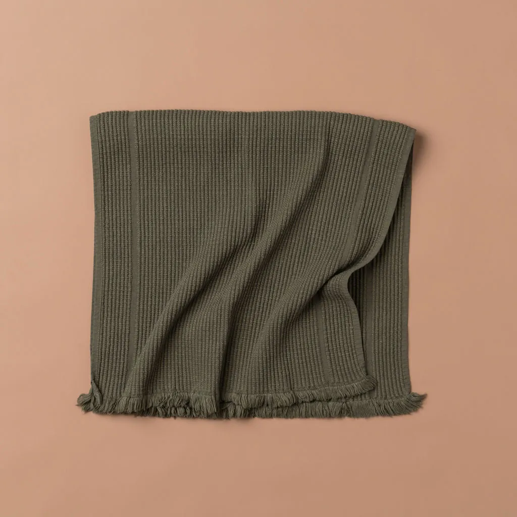 Vintage Wash Towel Collection | Olive