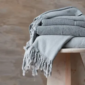 Vintage Wash Towel Collection | Pale Grey