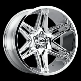 Vision Off-Road 363 Razor 20X10 8X180 -25mm Chrome