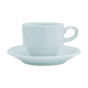 Vista Alegre 025081 Spirit Hotel Porcelain Stacking Coffee Cup, White, 7.8 oz., Case of 12