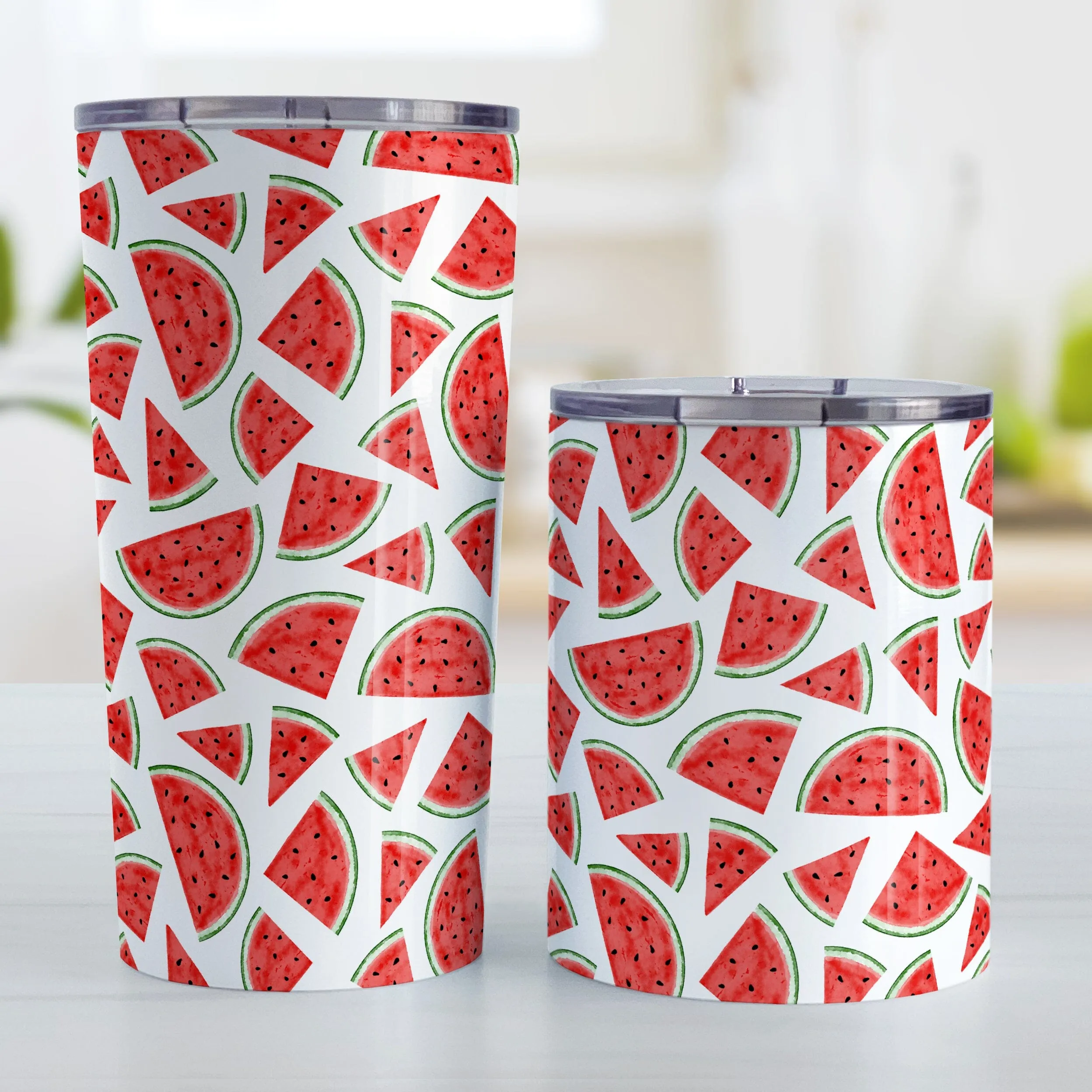 Watermelon Slices Tumbler Cup