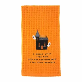 Wicked Witch Waffle Towel