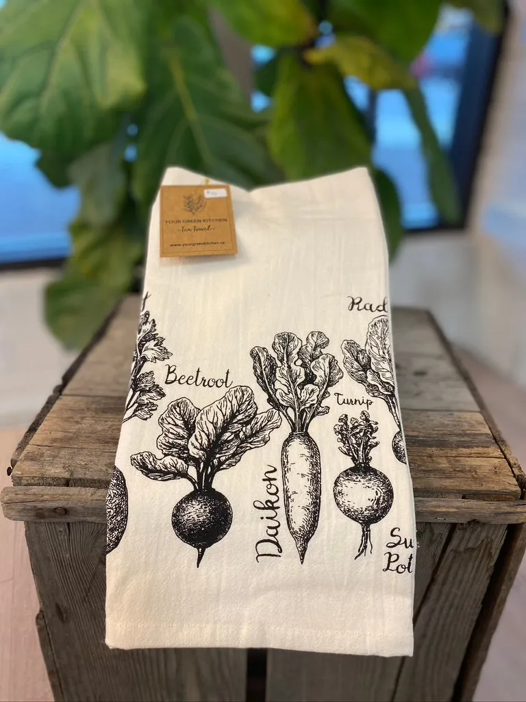 YGK - Root Vegetable Tea Towel